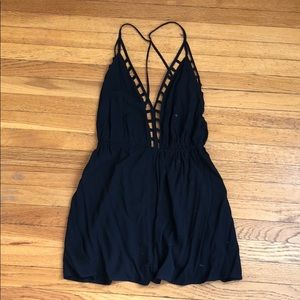 Cute black romper / cover up